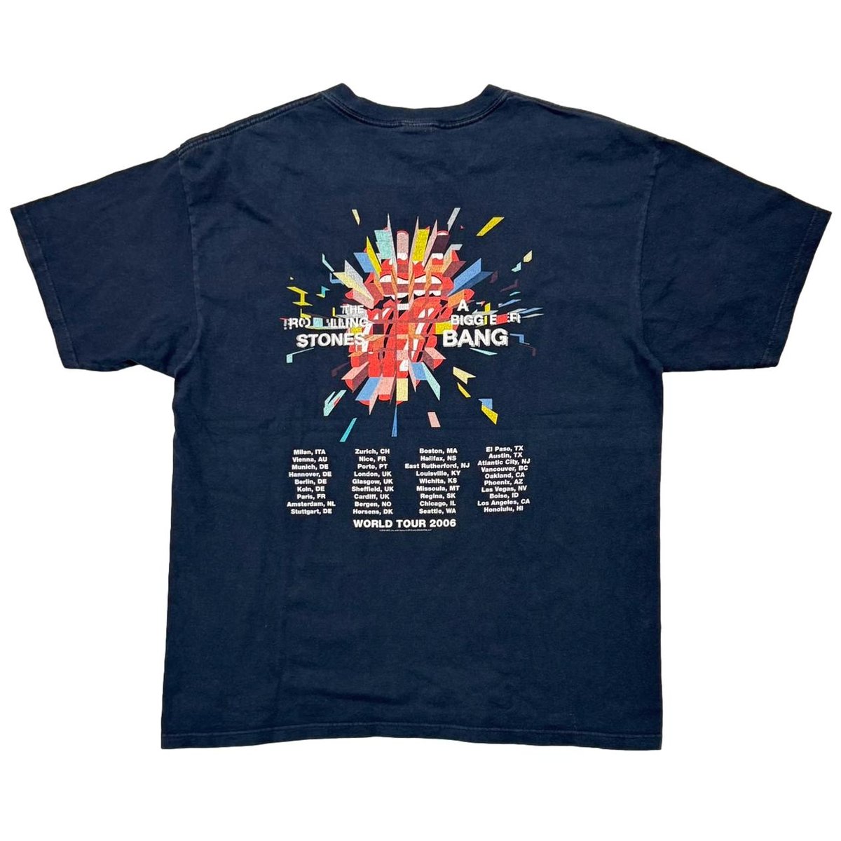 Roling Stones Bigger Bang Tee ストーンズ ロンT ローリングストーンズ L 05/06 bigger bang ロングスリーブ