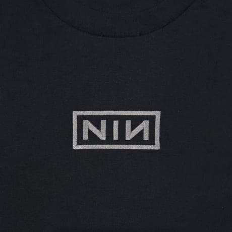 NINE INCH NAILS EMBROIDERY BOX LOGO FRAGILITY TOO FUCKED UP TO CARE ANYMORE LS ALL SPORT MEDIUM 2119