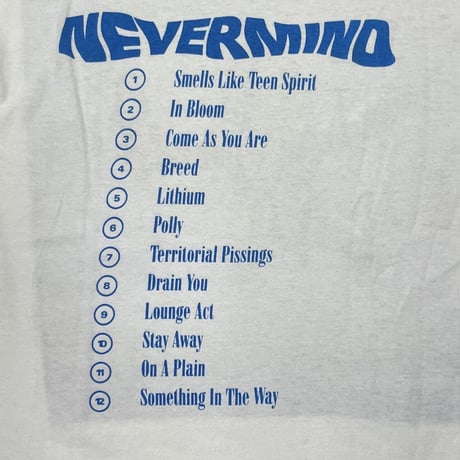 NIRVANA NEVERMIND 1992 MEDIUM 7644