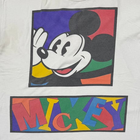 DISNEY VINTAGE SQUARE MICKEY WHITE OSFA FITS XL 4431