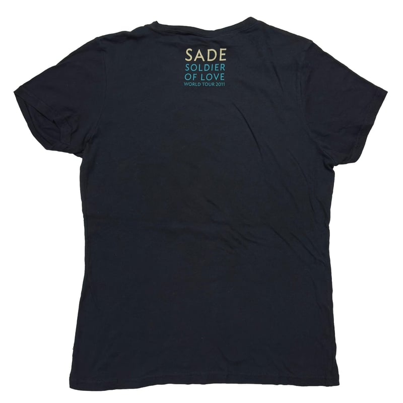 SADE ツアーTシャツ　SOLDIER OF LOVE TOUR 2011 SADE ツアーTシャツ SOLDIER OF LOVE TOUR 2011 2011年公式】SADE