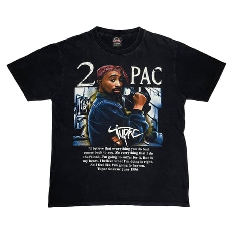 2PAC DOUBLESIDE ROCK@TEES TAG LARGE 8801