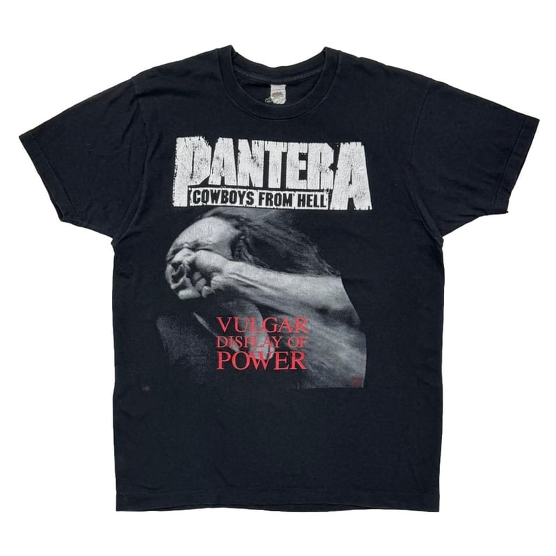 PANTERA \"COWBOYS FROM HELL TOUR\"ロンT ブラック PANTERA 
