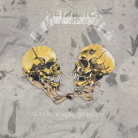 METALLICA ALAS NOWHERE TO ROAM TIEDYE LS SCREEN STARS XL 0283