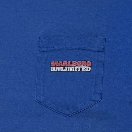 Marlboro COYOTE POCKET TEE BLUE FITS XL 9364