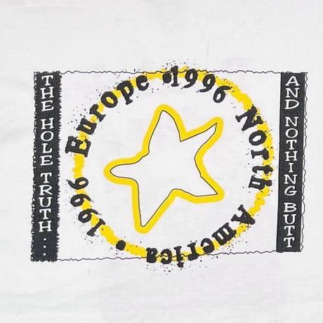 BUTTHOLE SURFERS 1996 EUROPE NORTH AMERICA WHITE NICE MAN XL 2867