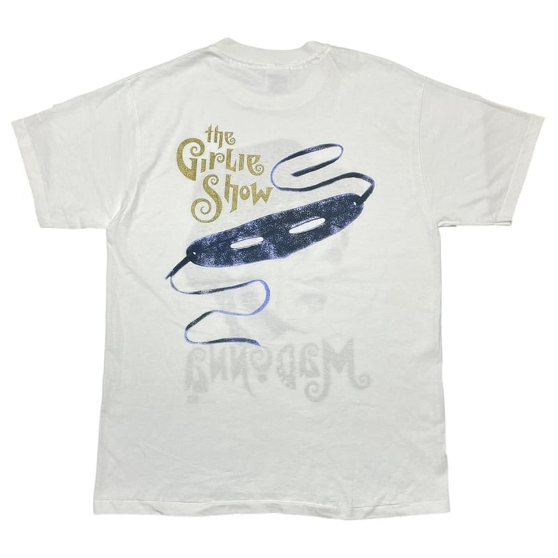 MADONNA THE GIRLIE SHOW 1993 WHITE HANES LARGE
