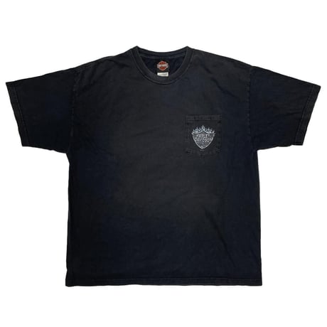 HARLEY DAVIDSON REVOLUTIONARY POCKET TEE BLACK XL 7600