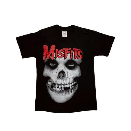 MISFITS DOUBLE SIDE SKULL FACE TEE FIT LIKE LARGE 0156