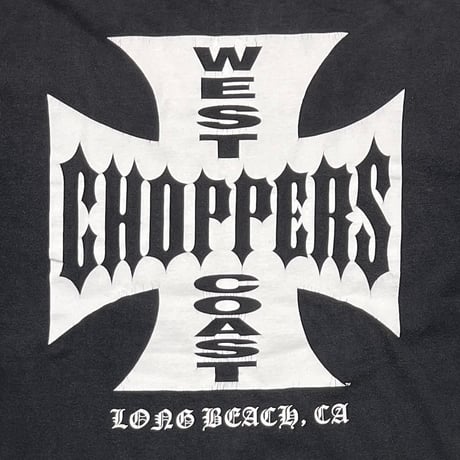 WEST COAST CHOPPERS IRON CROSS LONG BEACH CA LS LARGE 5365