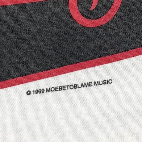 RED HOT CHILI PEPPERS 1999 CALIFORNICATION RAGLAN BACK NUMBERING 00 GIANT LARGE 5067