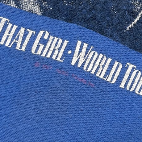 MADONNA WHO'S THAT GIRL WORLD TOUR 1987 BLUE HANES XL 2743