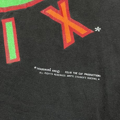 FELIX 90S FACE TEE BLACK CHANGES XL 1665