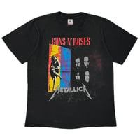 GUNS N’ ROSES x METALLICA X FAITH NO MORE 1992 TOUR FRUIT OF THE LOOM LARGE 5718