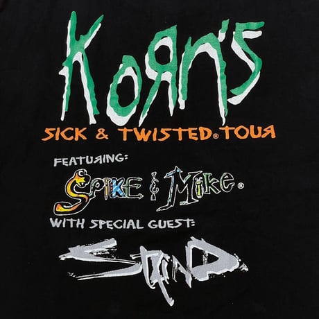 KORN SICK & TWISTED TOUR ALSTYLE XL 9014