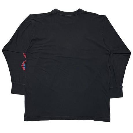 RED HOT CHILI PEPPERS 1990 FRONT CIRCLE LOGO ARM HANKY PANKY BLUE/RED LS FITS XL 1900