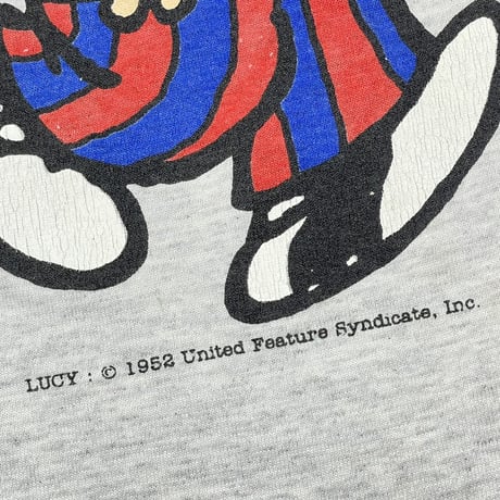 PEANUTS LUCY THE STRESS IS GETTING TO ME GREY JERZEES XL 4384