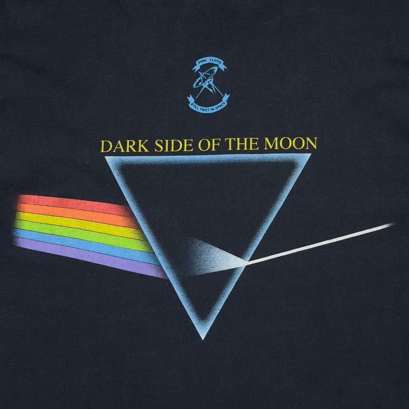 90s-00s ピンク・フロイド Dark Side Of Moon Anvil 00s anvil “PINK FLOYD” black print Band T-shirt | 古着屋 FORCE