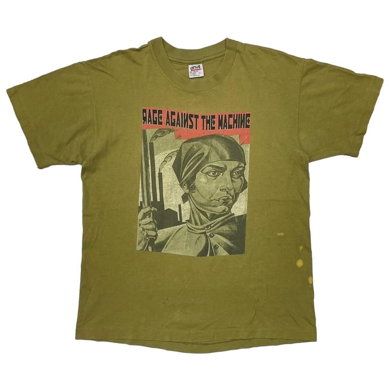 RAGE AGAINST THE MACHINE シルクスクリーン　1995年 TAZ / タズが製作したRage Against The Machineのシルク