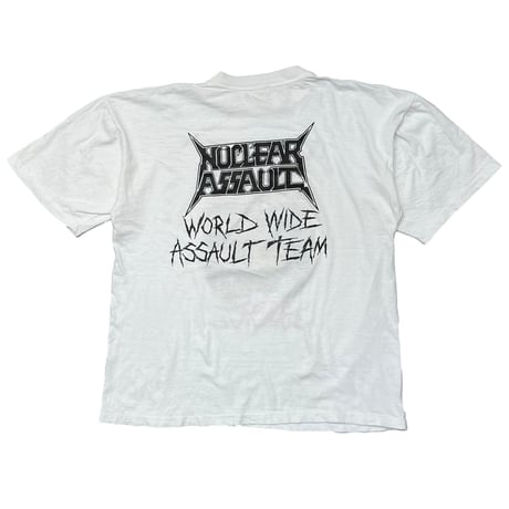 NUCLEAR ASSALT ONLY THE STRONG SURVIVE WHITE LARGE 4908