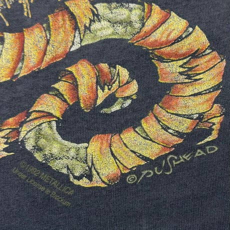 METALLICA PUSHEAD 1992 WHERVER I MAY ROAM DRAGON METALLICA TAG LARGE 5602