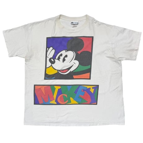 DISNEY VINTAGE SQUARE MICKEY WHITE OSFA FITS XL 4431
