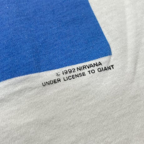 NIRVANA NEVERMIND 1992 WHITE GIANT XL 0635