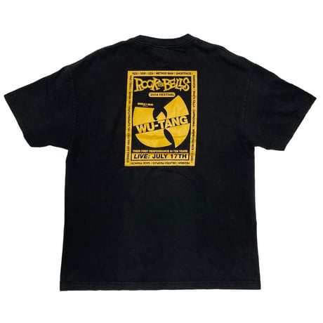 激レアWu-Tang Clan サンダル イエロー 9-11 Amazon | [WU-TANG CLAN] T Shirt Band Logo 新しい 公式 Unisex