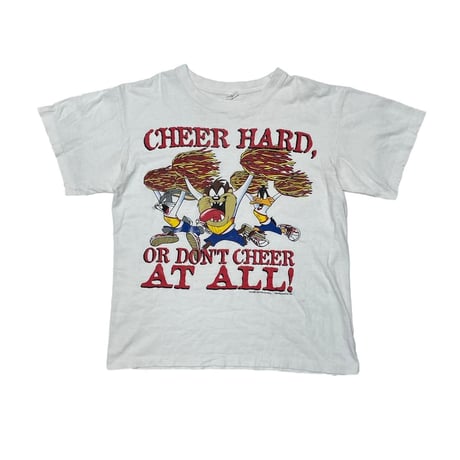 LOONEY TUNES 1995 CHEER TEE WHITE FIT LIKE XL 20KH8467
