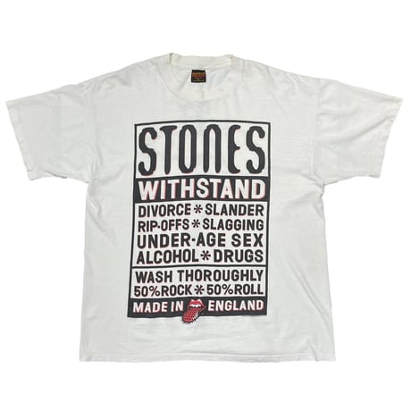 ROLLING STONES WITH STAND WHITE BROCKUM XXL 0488