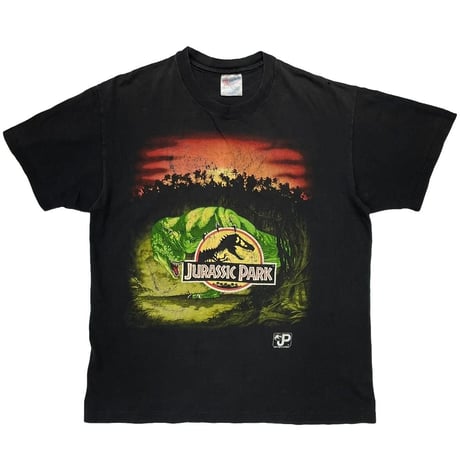 JURASSIC PARK 1993 T-REX SUNSET HANES LARGE 5630