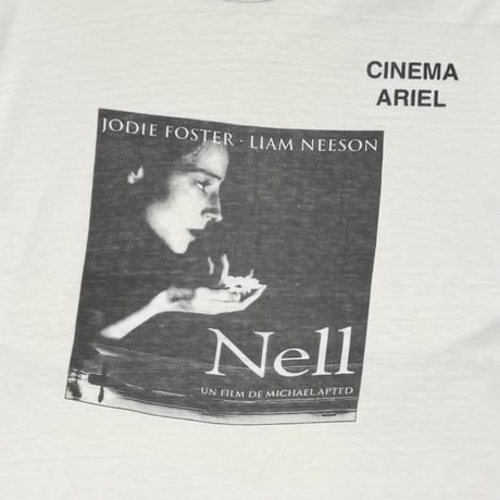 NELL JODIE FOSTER CINEMA ARIEL MOVIE PROMO WHITE FITS XL 8442