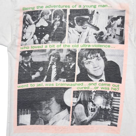 MOSQUITOHEAD A CLOCKWORK ORANGE TEST PRINT WHITE FITS XL 0043