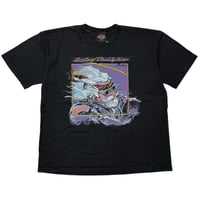 HARLEY DAVIDSON	PAINTTING RIDER PAUL SMITH BLACK LARGE 5453