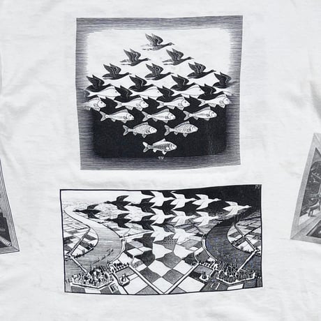 M.C. ESCHER MULTI WHITE SOF TEE XL 8297