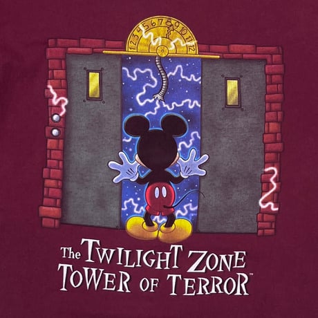 DISNEY VINTAGE TWILIGHT ZONE WINE RED LARGE 3725