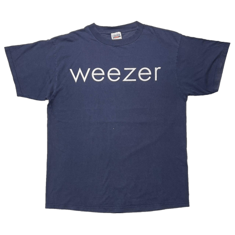 WEEZER ROCK MUSIC NAVY TULTEX XL 9764