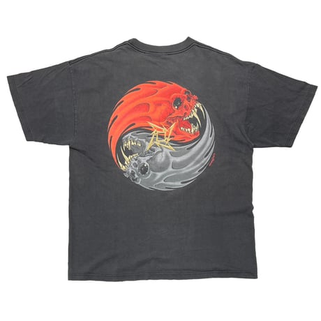 METALLICA PUSHEAD YING YANG REBEL SKULL FITS XL 0626