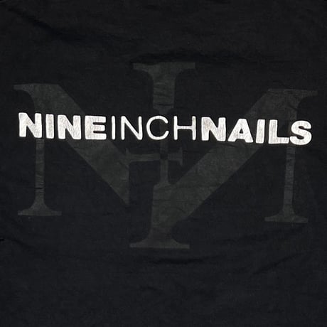 NINE INCH NAILS BOX LOGO LS FRUIT OF THE LOOM XL 7829