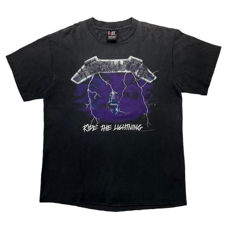 METALLICA RIDE THE LIGHTNING TEE GIANT TAG LARGE 9620