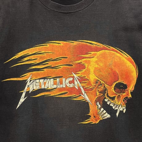 METALLICA PUSHEAD FLAME SKULL SOF TEE XL 4708