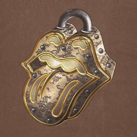 THE ROLLING STONES NO SECURITY TOUR 1999 PADLOCK TONGUE BROWN GILDAN XL 5495