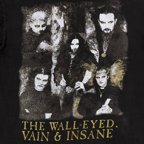 CRADLE OF FILTH 1998 THE WALL-EYED VAIN & INSANE LS EURO XL 5939