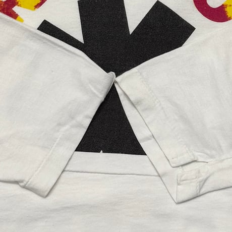 RED HOT CHILI PEPPERS POSITIVE MENTAL OCTOPUS TOUR HOODED LS WHITE FITS XL 0038