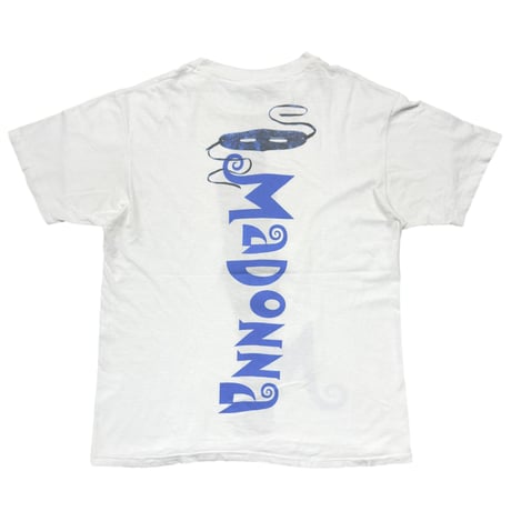 MADONNA GIRLIE SHOW 1993 WHITE HANES LARGE 4202