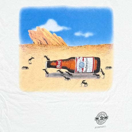Budweiser ANTS CARRY THE BOTTLE WHITE XL 4612