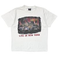 NIRVANA LIVE IN NEWYORK WHITE GIANT BY TULTEX XL 9071