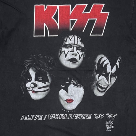 KISS ALIVE WORLDWIDE TOUR '96 '97 4FACES CHAMP XL 7061