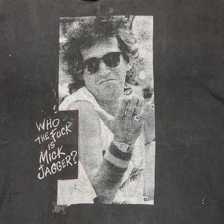 ROLLING STONES Keith Richards WHO THE FUCK IS MICK JAGGER ? FITS XL 6646
