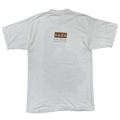 SADE LOVE DELUXE WORLD TOUR 1993 WHTE EURO FITS LARGE 2037